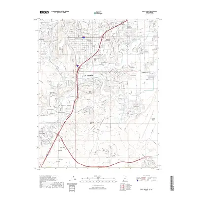 2020 Map of Saint George, 2020 Print