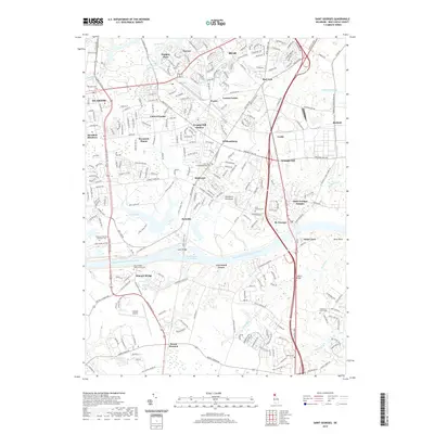 2019 Map of Saint Georges, 2019 Print