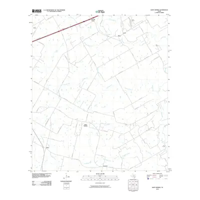 2010 Map of Saint Hedwig, 2010 Print