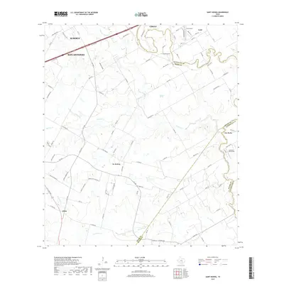2019 Map of Saint Hedwig, 2019 Print