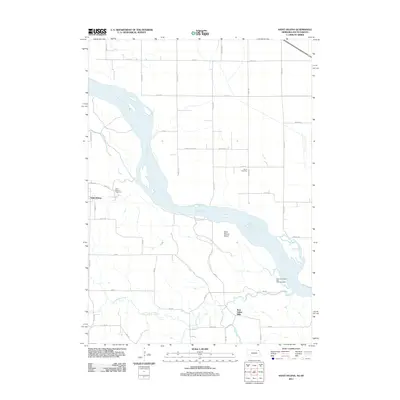 2011 Map of Saint Helena, 2011 Print