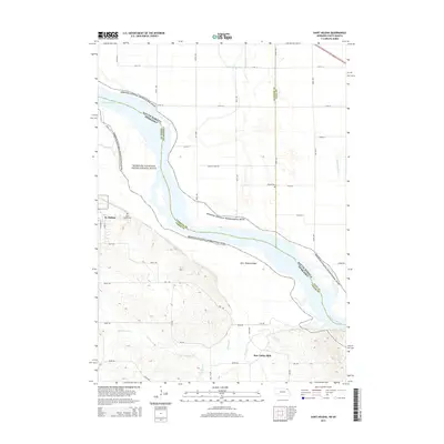 2014 Map of Saint Helena, 2014 Print