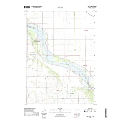 2017 Map of Saint Helena, 2017 Print