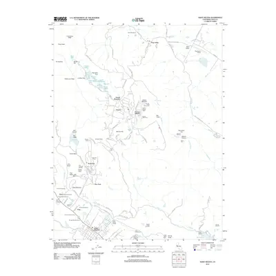 2012 Map of Saint Helena, 2012 Print