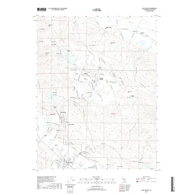 2018 Map of Saint Helena, 2018 Print