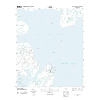 2011 Map of Saint Helena Sound, 2011 Print