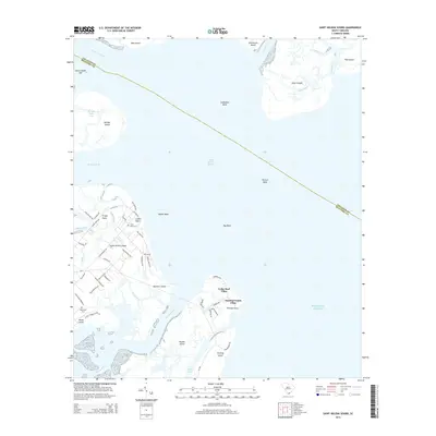 2014 Map of Saint Helena Sound, 2014 Print