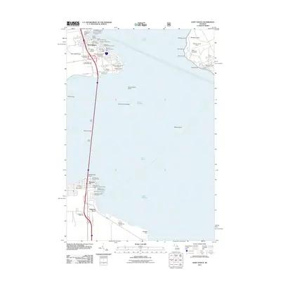 2011 Map of Saint Ignace, 2011 Print