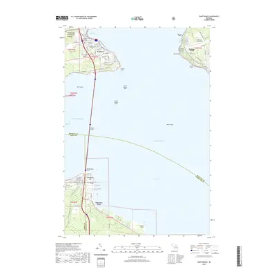 2019 Map of Saint Ignace, 2019 Print