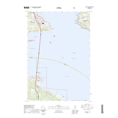 2023 Map of Saint Ignace, 2023 Print