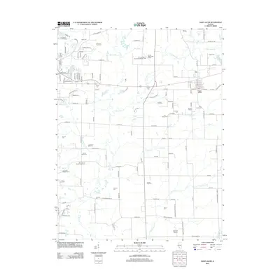 2012 Map of Saint Jacob, 2012 Print