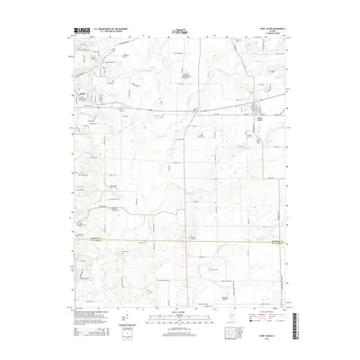2015 Map of Saint Jacob, 2015 Print