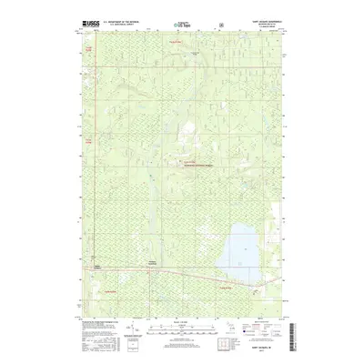 2017 Map of Saint Jacques, 2017 Print