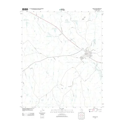 2013 Map of Saint Jo, 2013 Print