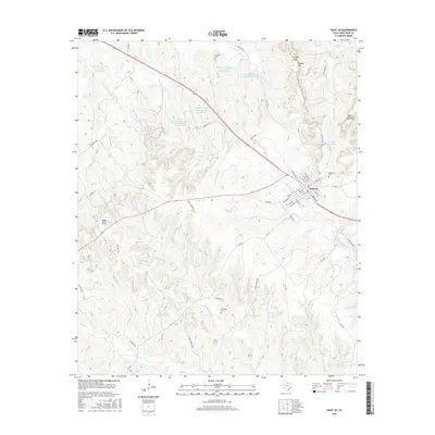2016 Map of Saint Jo, 2016 Print