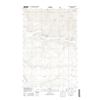 2013 Map of Saint Joe Baldy, 2013 Print