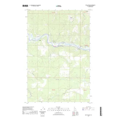2020 Map of Saint Joe Baldy, 2020 Print
