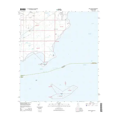 2015 Map of Saint Joe Pass, 2015 Print
