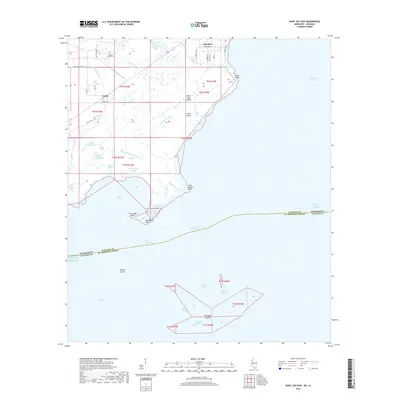 2018 Map of Saint Joe Pass, 2018 Print