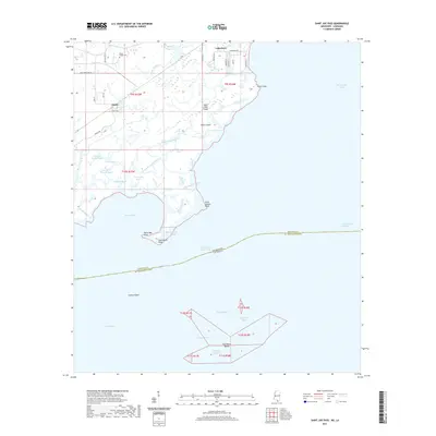 2021 Map of Saint Joe Pass, 2021 Print