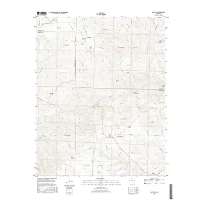 2017 Map of Saint Joe, 2017 Print