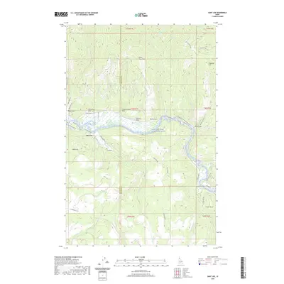 2020 Map of Saint Joe, 2020 Print