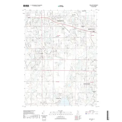 2019 Map of Saint John, 2019 Print