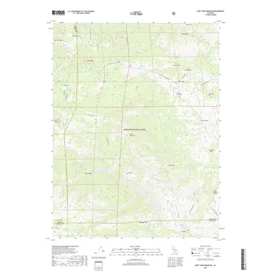 2018 Map of Saint John Mountain, 2018 Print