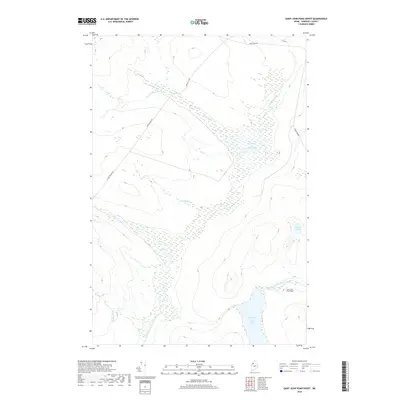 2018 Map of Saint John Pond Depot, 2018 Print