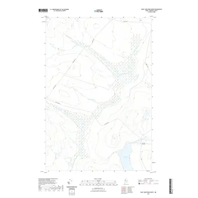 2021 Map of Saint John Pond Depot, 2021 Print