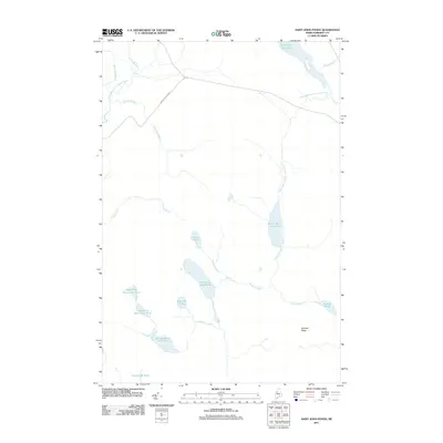 2011 Map of Saint John Ponds, 2011 Print