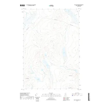 2018 Map of Saint John Ponds, 2018 Print