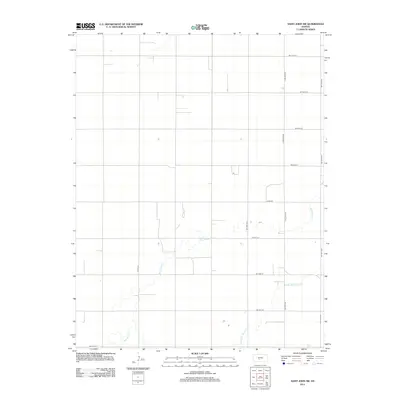 2012 Map of Saint John SW, 2012 Print