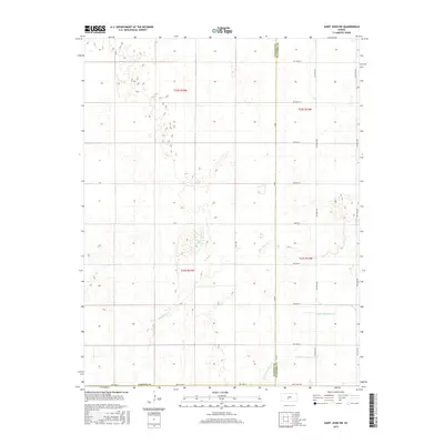 2015 Map of Saint John SW, 2015 Print