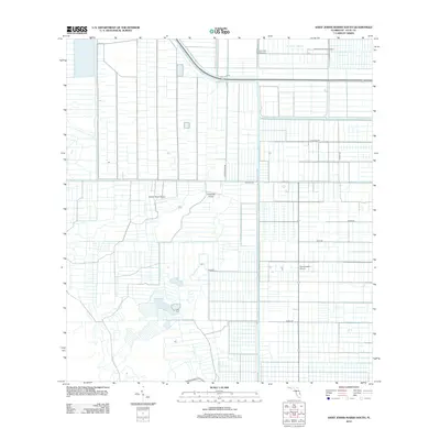 2012 Map of Saint Johns Marsh South, 2012 Print