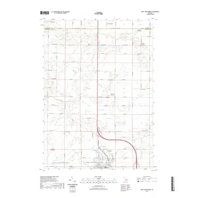2019 Map of Saint Johns North, 2019 Print