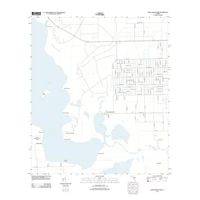 2012 Map of Saint Johns Park, 2012 Print