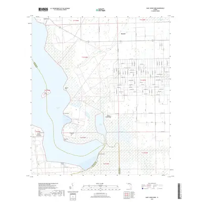 2018 Map of Saint Johns Park, 2018 Print