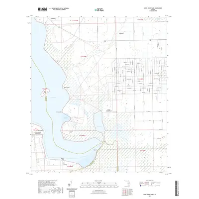 2021 Map of Saint Johns Park, 2021 Print