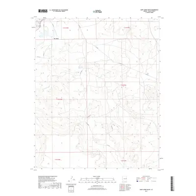2018 Map of Saint Johns South, 2018 Print