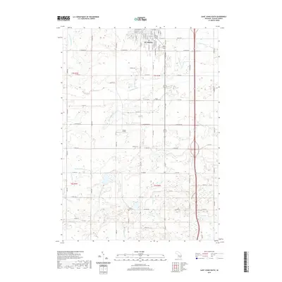 2019 Map of Saint Johns South, 2019 Print