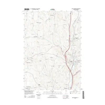 2015 Map of Saint Johnsbury, 2015 Print
