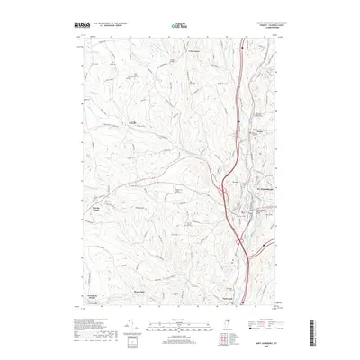 2018 Map of Saint Johnsbury, 2018 Print