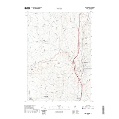 2021 Map of Saint Johnsbury, 2021 Print