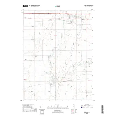 2018 Map of Saint Joseph, 2018 Print
