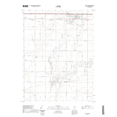 2021 Map of Saint Joseph, 2021 Print