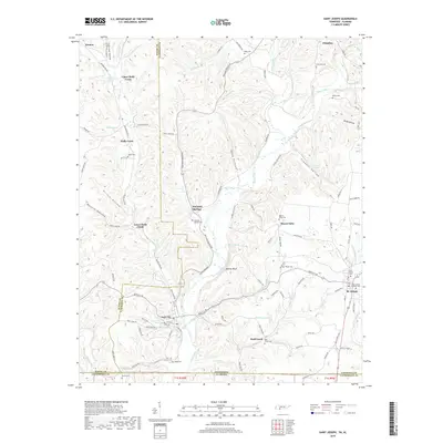 2019 Map of Saint Joseph, 2019 Print
