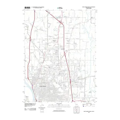 2009 Map of Saint Joseph North, 2009 Print