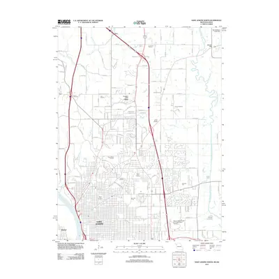2012 Map of Saint Joseph North, 2012 Print
