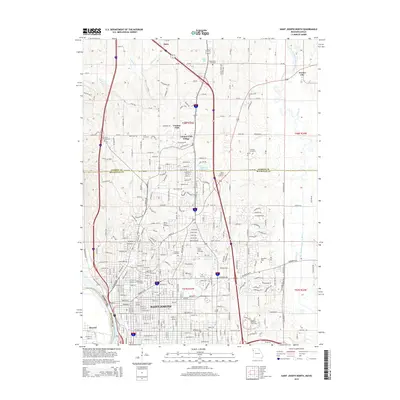 2015 Map of Saint Joseph North, 2015 Print